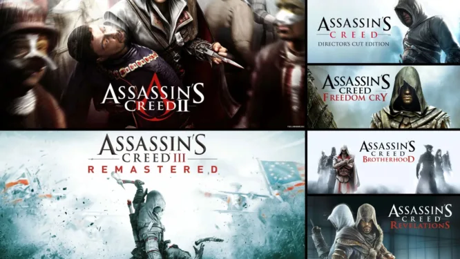 Buy Assassin's Creed series bundle. All games of Assassin's creed including Mirage, Origins, Valhalla, Brotherhood, Black Flag, Odyssey Cheap steam games, playstation and xbox games